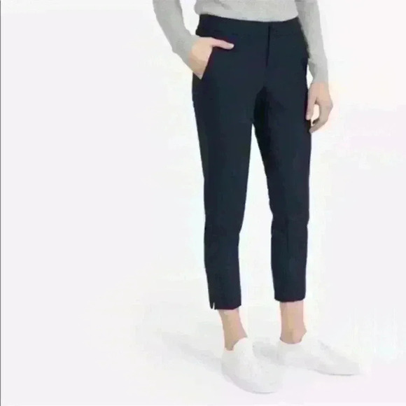 Everlane Black Slim Wool Trouser Pants 0 - Picture 1 of 8